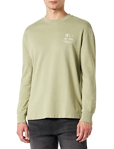 MUSTANG Herren Style Adrian C Print T-Shirt, Tea 6205, 3 im Sale