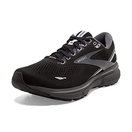 BROOKS Men's Ghost 15 GTX Sneaker, Black/Blackened Pearl/Alloy, EU on sale