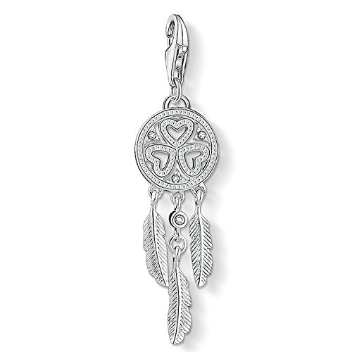 Thomas Sabo Damen Charm-Anhänger Traumfänger Charm Club 925 Sterling Silber 1424-051-21 im Sale