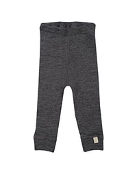 Thumbnail for Dilling Baby Leggings aus 100% Bio-Merinowolle Dunkelgrau meliert 74 im Sale