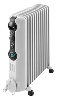 Thumbnail for De'Longhi Radia S radiator with comfort temperature function, 12 elements, black and white on sale