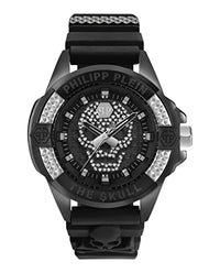 Thumbnail for Philipp Plein Herren Analog Quarz Uhr mit Silikon Armband PWAAA1421 im Sale