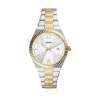 Thumbnail for Fossil Scarlette Watch für Damen, 38mm Quarz-Dreizeiger-Datumswerk mit Edelstahlarmband im Sale
