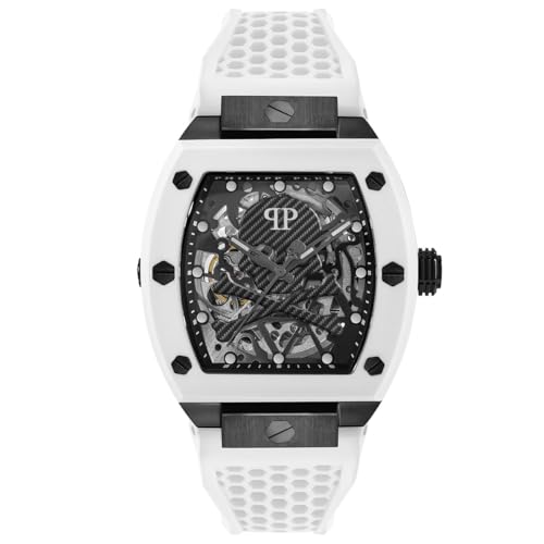 Philipp Plein Men's Watch Automatic The $KELETON PWBAA2324 Silicone on Sale