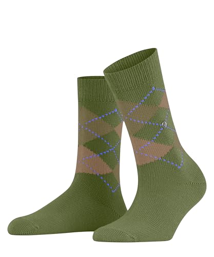 Burlington Damen Socken Whitby W SO weich und warm gemustert 1 Paar, Grün (Cactus 7684), 36-41 im Sale
