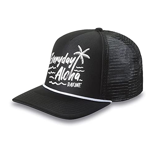 Dakine Mens Classic Foamy Trucker Cap, Black Aloha, One Size on sale