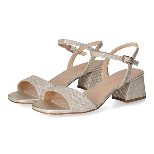 Unisa Damen Sandaletten Kirk_24 Gold Synthetik 37 im Sale