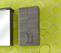 Thumbnail for Pelipal - Fiona - Wall cabinet, 70 H x 35 W x 20 D cm, 2 doors, 2 shelves - Bathroom furniture - Front and body in graphite structure horizontally on sale