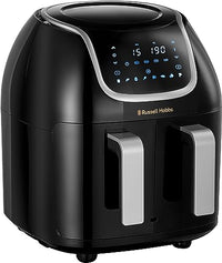 Thumbnail for Russell Hobbs Heißluftfritteuse Doppelkammer [2 Fächer: 4,25l oder ein Korb 8,5l ] AirFryer SatisFry Snappi (8 Programme, spülmaschinenfest, Touchscreen, Fritteuse ohne Öl) Dual Basket 27290-56 im Sale