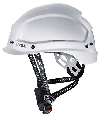 Uvex Pheos Alpine Safety Helmet - Ventilated Work Helmet for Construction Sites - White White on Sale