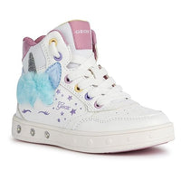 Thumbnail for Geox J Skylin Girl Sneaker, White/Multicolor, 28 EU on sale