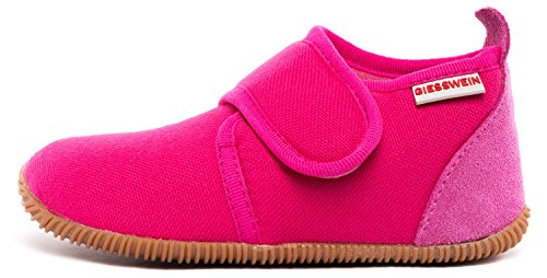 GIESSWEIN Strass - Slim Fit, High Slippers Unisex Kids, Raspberry 364, 23 EU on Sale