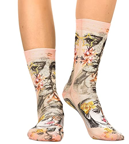 Wigglesteps Damen Socken WOMAN IN THE ART, one Size (36-41) im Sale