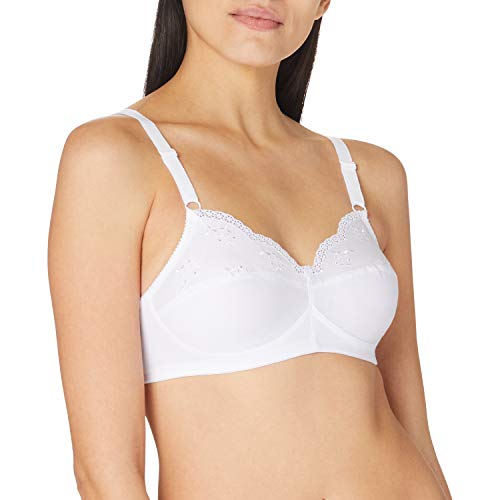 Palmers Damen Bügel Gertrud BH, Weiß (Weiss 100), 95C im Sale