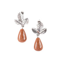 Thumbnail for Trollbeads Leaves Stud Earrings (Positivity) on Sale