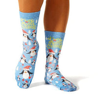 Thumbnail for Wigglesteps Lady Socks CHRISTMAS PENGUIN on sale