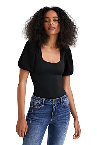 Desigual Women's Body Blouse, Black, im Sale