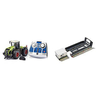 Thumbnail for siku 6794, Claas Xerion 5000 TRAC VC Traktor, Grün, Metall/Kunststoff, 1:32, Ferngesteuert & Plattformaufbau für SIKU Control Tieflader, 1:32, Kunststoff, Schwarz, Inkl. Rungen, Pritsche und Plane im Sale