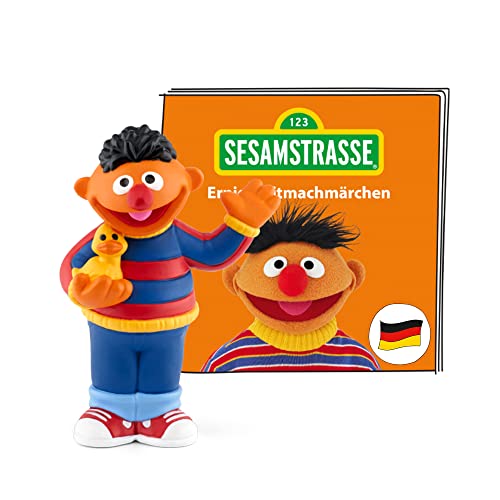 tonies Hörfigur für Toniebox, Sesamstraße – Ernie, Hörspiel mit Liedern für Kinder ab 3 Jahren, Spielzeit ca. 45 Minuten im Sale