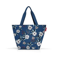 Thumbnail for reisenthel shopper garden blue Spacious shopping bag and elegant handbag in one Made of water-repellent material on sale