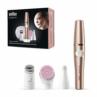 Thumbnail for Braun FaceSpa Pro Beauty Set with facial epilator for women / facial beard remover, facial cleansing brush, storage box, hair removal, cleansing and skin tightening, SE921 on sale