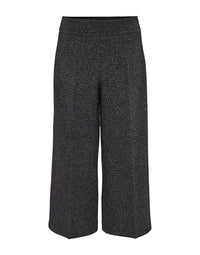 Thumbnail for OPUS Damen Culotte | Culotte Misha Festive Wide aus schimmernder Twill Ware Black, 38 im Sale