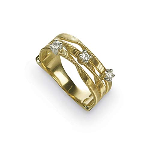 Bicego Damen-Ring, 18 Karat Gold, Diamanten, AG158-B, Gold im Sale