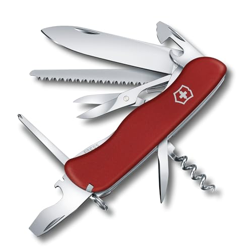 Victorinox Schweizer Taschenmesser, Outrider, Multitool, Swiss Army Knife mit 14 Funktionen, Feststellklinge, Schraubendreher 3 mm im Sale