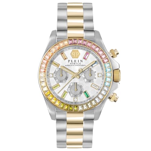 Philipp Plein Women's Watch Analog Quartz Chrono NOBILE Lady PWSBA0223 Stainless Steel on Sale