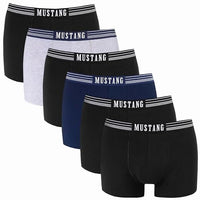 Thumbnail for MUSTANG Boxershorts Herren 6er Pack  Baumwoll Passform Atmungsaktiv Unterwäsche Unterhosen Männer Men Retroshorts im Sale