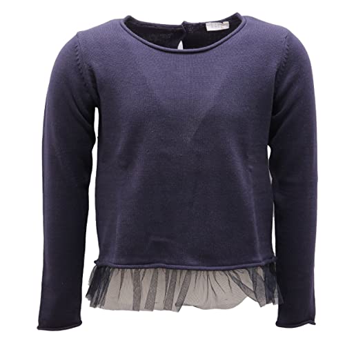 Il Gufo 4382AL maglione bimba girl kids sweater blue-6 YEARS im Sale