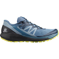 Thumbnail for Salomon Herren Sense Ride Traillaufschuhe, Sense Ride 4 Copen Blue Black Evening Primrose, 47 1/3 EU im Sale