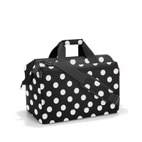 Thumbnail for reisenthel allrounder pocket in dots white – Versatile doctor's bag for travel, work, and leisure – With practical trolley attachment function on sale