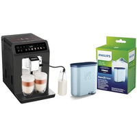 Thumbnail for Krups Evidence One Kaffeevollautomat mit Milchschlauch, 12 Getränke & Philips AquaClean Kalk- und Wasserfilter für Espressomaschine, Kein Entkalken bis 5000 Tassen, Einzelpack im Sale