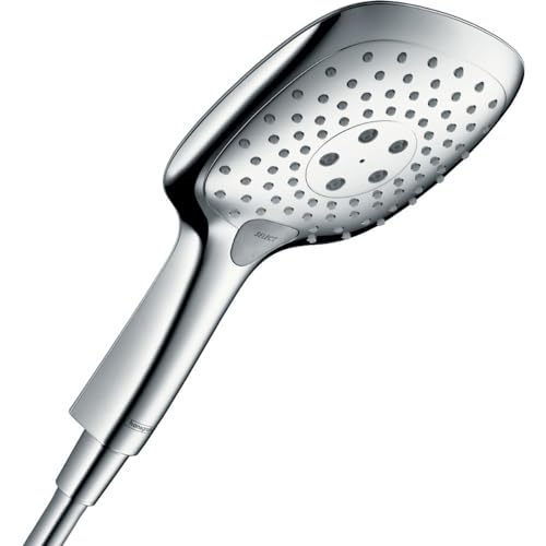 hansgrohe Raindance Select E 150 Duschkopf, 3 Strahlarten, wassersparend, Chrom im Sale