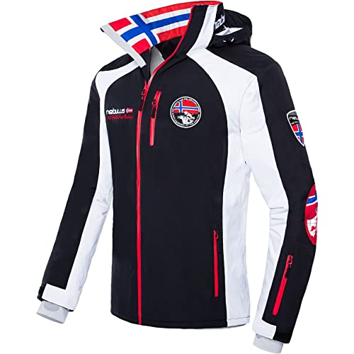 Nebulus Herren Skijacke Maestro SKI, warme Jacke, praktische Skijacke und Winterjacke, schwarz - im Sale