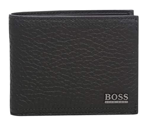 BOSS Men's Wallet 100% Leather in Black Manprio on Sale