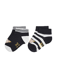 Thumbnail for Steiff Unisex Kids Mini Basic Socken 2er Pack GOTS, Navy, 22 im Sale