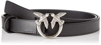 Thumbnail for Pinko Damen Love Berry H2 Belt Kalbsleder Set Gürtel, Z99q_schwarz-Antique Gold, im Sale