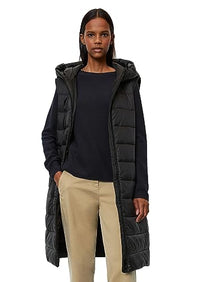 Thumbnail for Marc O'Polo Damen 308085172117_990_36 WOVEN OUTDOOR VESTS, Schwarz, EU im Sale
