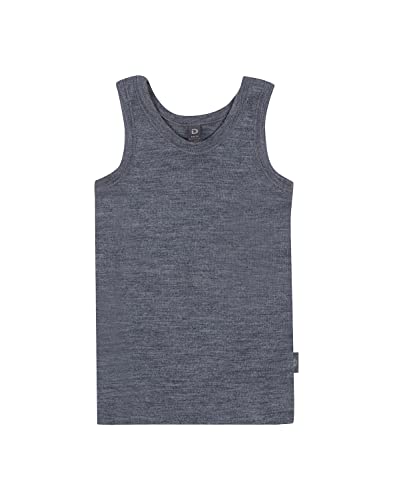 Dilling tank top made of natural merino wool for children, dark green mottled, 146-152 on sale