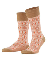 Thumbnail for Burlington Herren Socken Seaside Chic So Baumwolle gemustert 1 Paar, Beige Sesame 4410, 40-46 im Sale