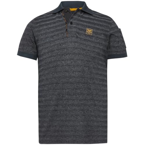 PME Legend Short Sleeve Polo Jacquard Pique - im Sale