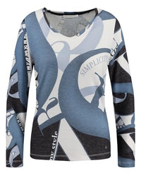Thumbnail for KEY LARGO Damen Elegance V-Neck T-Shirt, Blue (1208),  EU im Sale