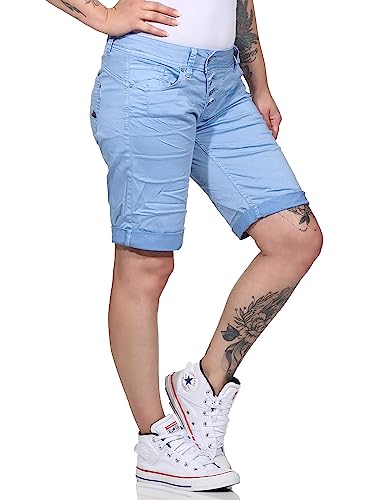 Buena Vista Jeans Hosen Damen - Malibu Short - Stretch Twill - hellblau (as3, Alpha, s, Regular, Regular) im Sale
