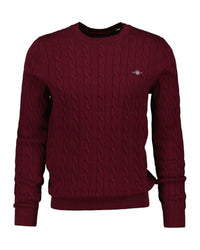 Thumbnail for GANT Herren Cotton Cable C-neck Pullover, Schwarz, EU im Sale