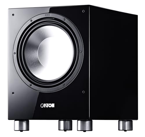 Canton Sub 1201 schwarz high-Gloss im Sale