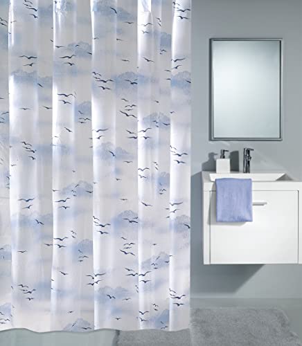 Kleine Wolke x Shower Curtain, Plastic, Multicoloured, 180 cm x 200 cm on Sale