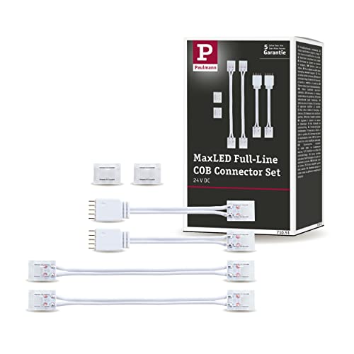 Paulmann 71051 MaxLED Zubehör Connector Set Full-Line COB Weiß Kunststoff im Sale