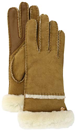 UGG Damen W Seamed TECH Glove W NÄHTER TECHHANDSCHUH, Chestnut, im Sale